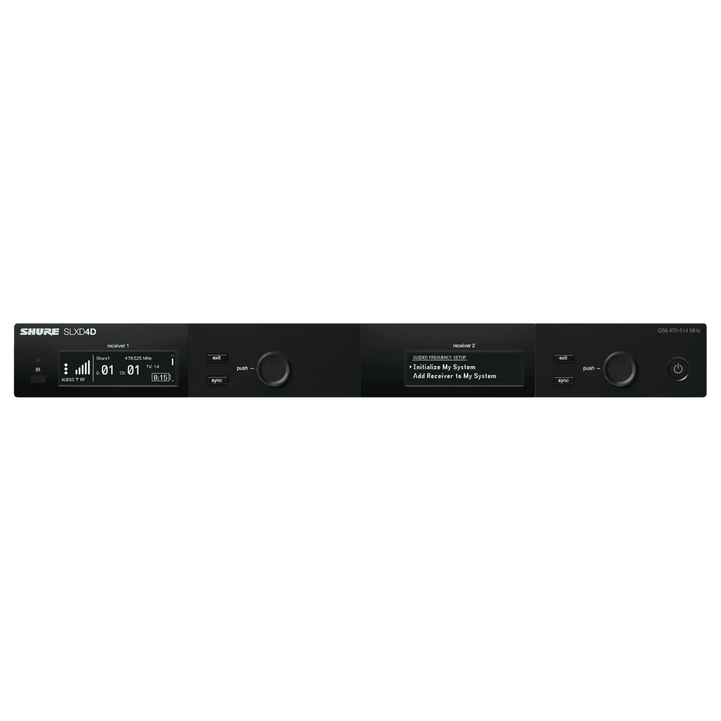 [SLXD4DE=-H56] Shure SLXD Dual receiver 518-562MHz