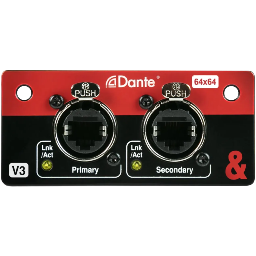 [M-SQ-DANT64-AX] A&H Dante 64×64 I/O-kort for SQ