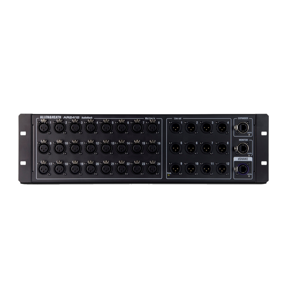A&H 24x12 I/O-expander for GLD-, Qu-, SQ- og Avantis-miksere