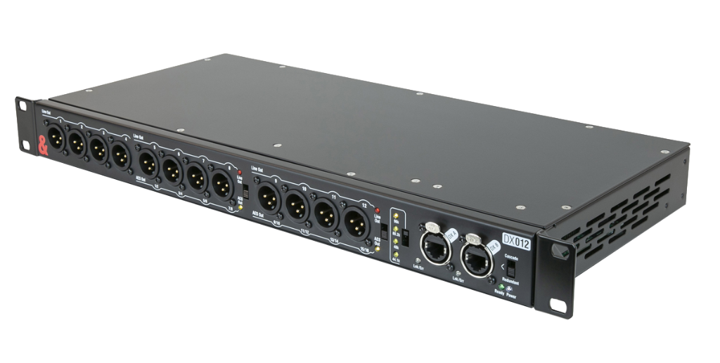 [DX012] A&H 12-kanals utgangs-expander med analog og AES