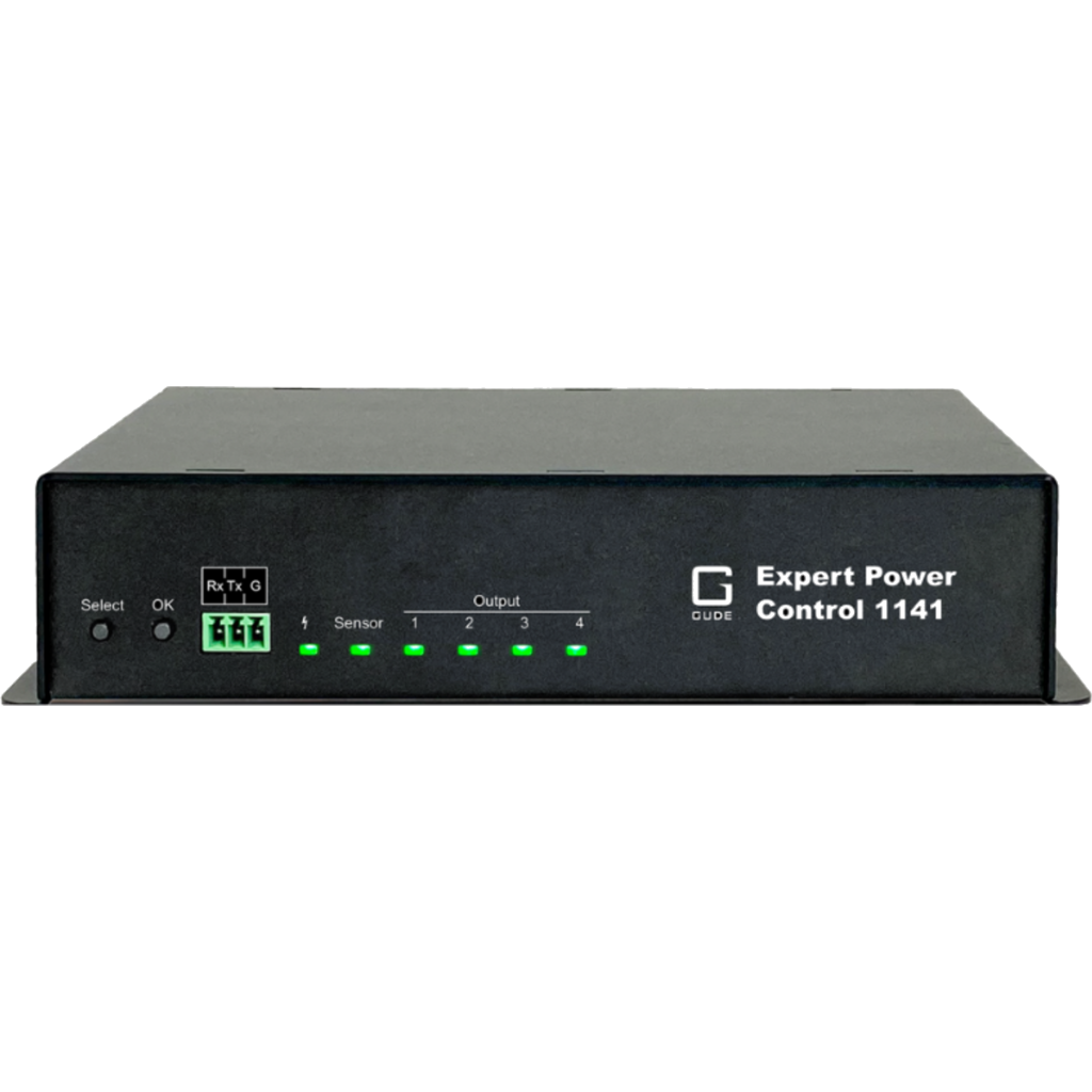 [GUD-11411] GUDE Expert Power Control 1141-1 – 4-veis PDU med måling og fjernstyring (Power Distribution Unit)