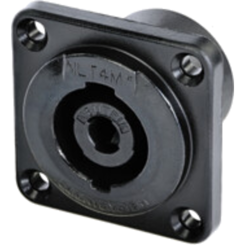 [NLT4MPXX-BAG] Neutrik NLT4MPXX-BAG – 4-polet speakON chassis­kontakt (hann)