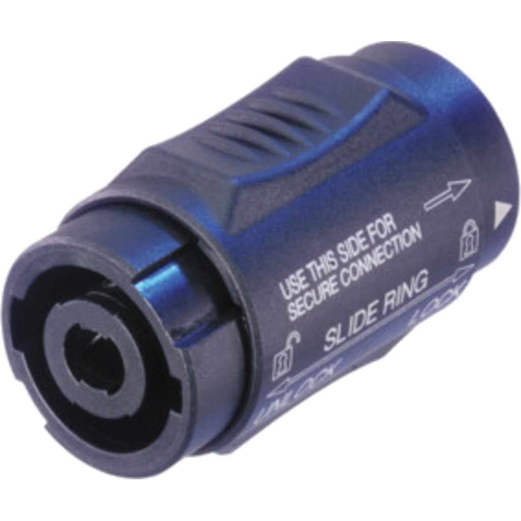 [NL4MMX] Neutrik NL4MMX – 4-polet hann speakON adapter for kabelkobling og forlengelse