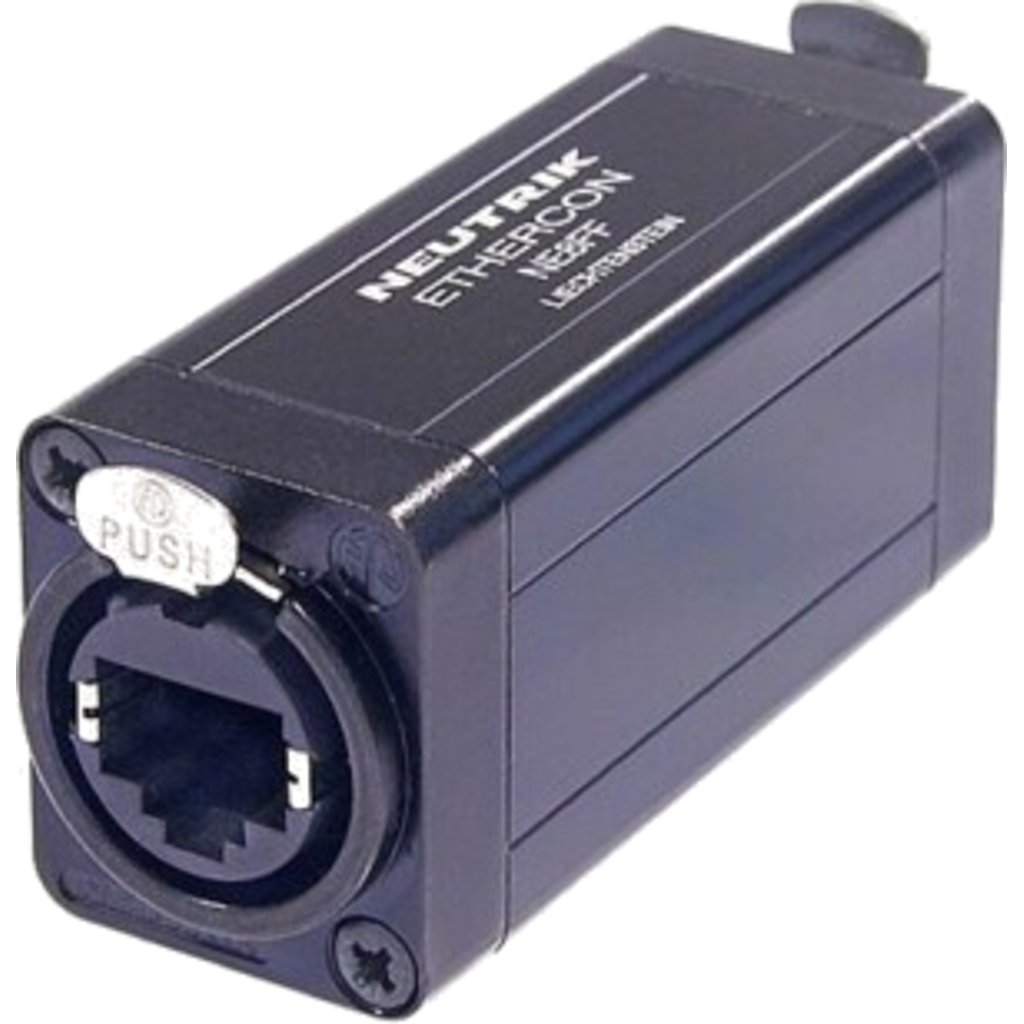 Neutrik NE8FF – etherCON® RJ45 gjennomgangskobling (feedthrough adapter, D-serie)