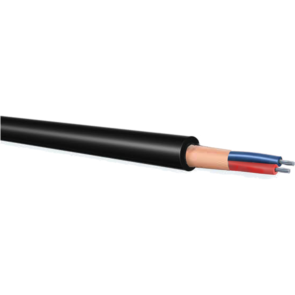 Dreitec 30000 – Symmetrisk NF-kabel 2x0,5 mm² for mikrofon, studio og PA, 1m