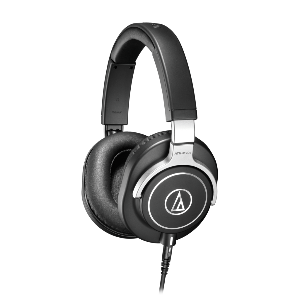 [ATH-M70X] Audio-Technica ATH-M70x – profesjonelle studiohodetelefoner for kritisk lytting og miksing