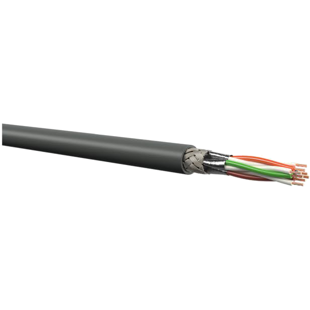 [88700] Dreitec 88700 – Cat 5 “Long Range” datakabel 4-par, AWG 24/7, PUR-mantel
