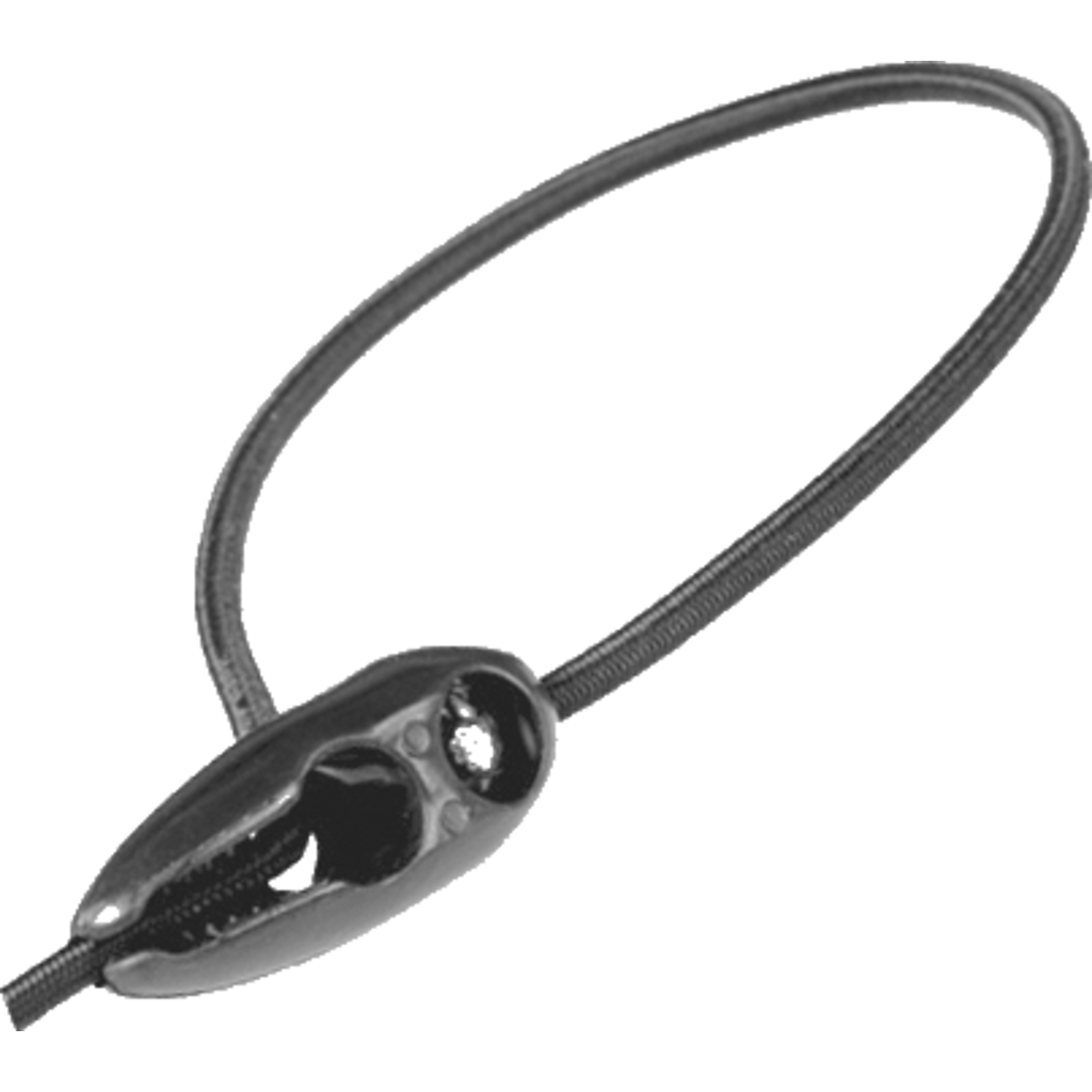 [9321/WE] Dreitec 9321-WE – Spannflex gummitau med låsemekanisme, hvit 500 mm Ø 5,0 mm