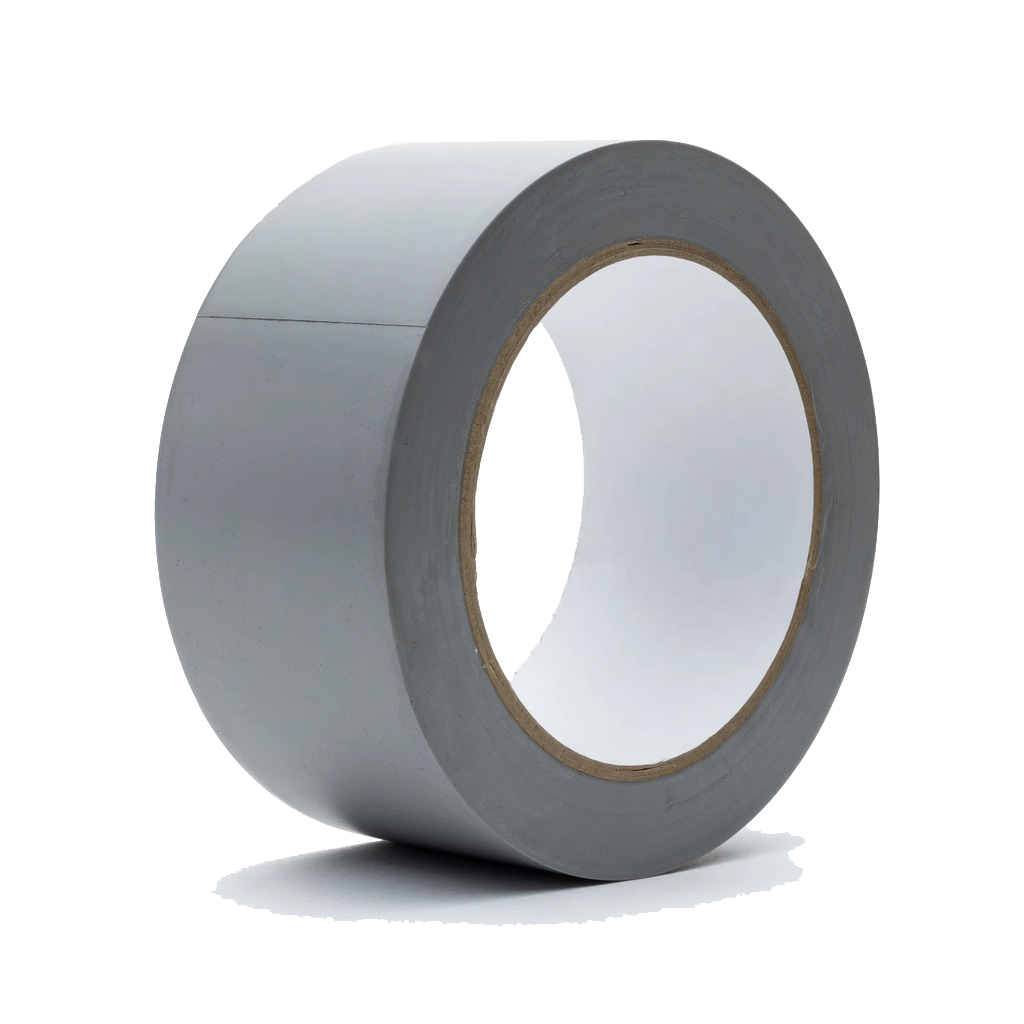 MegaTape UMK10003603 – PVC dansegulv-tape 50 mm x 33 m, grå (UT5)