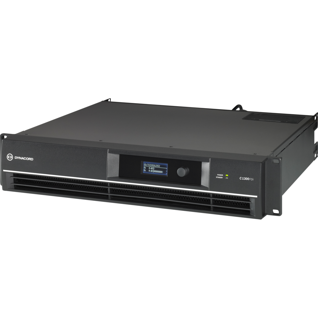 [F.01U.314.181] Dynacord C1300FDi – DSP-forsterker 2 x 650 W for fast installasjon