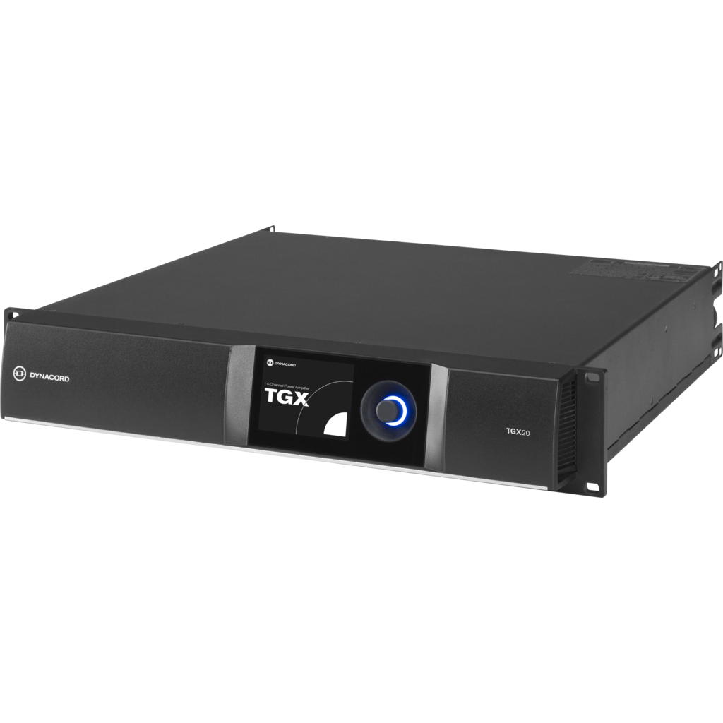 [F.01U.328.096] Dynacord TGX20 – 4-kanals DSP-forsterker 4 × 5000 W for live-lydapplikasjoner 