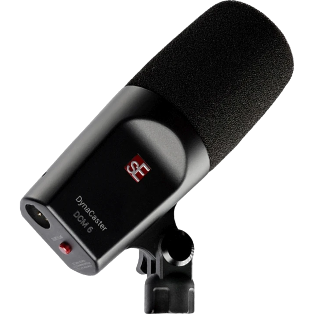 [DCM-6] sE Electronics DynaCaster DCM6 – Aktiv dynamisk mikrofon med innebygd DYNAMITE-forsterker (+30 dB gain)