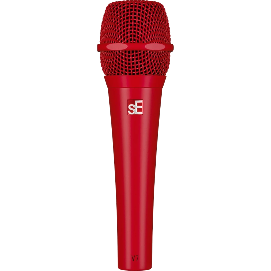 [V7-RED] sE Electronics V7 RED – Dynamisk superkardioid vokalmikrofon i rød finish for live og studio
