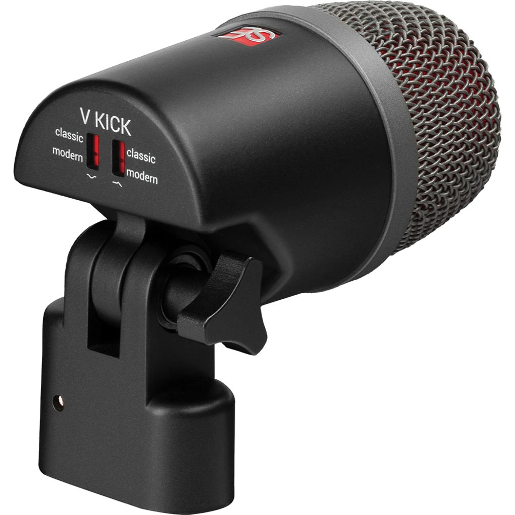 [V-KICK] sE Electronics V KICK – Kompakt dynamisk basstrommemikrofon med fire lydkarakterer