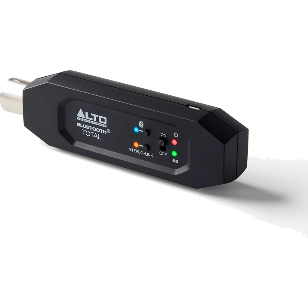 [BLUETOOTH TOTAL MKII] Alto Professional Bluetooth Total 2 er en trådløs Bluetooth-adapter for miksere og aktive høyttalere.