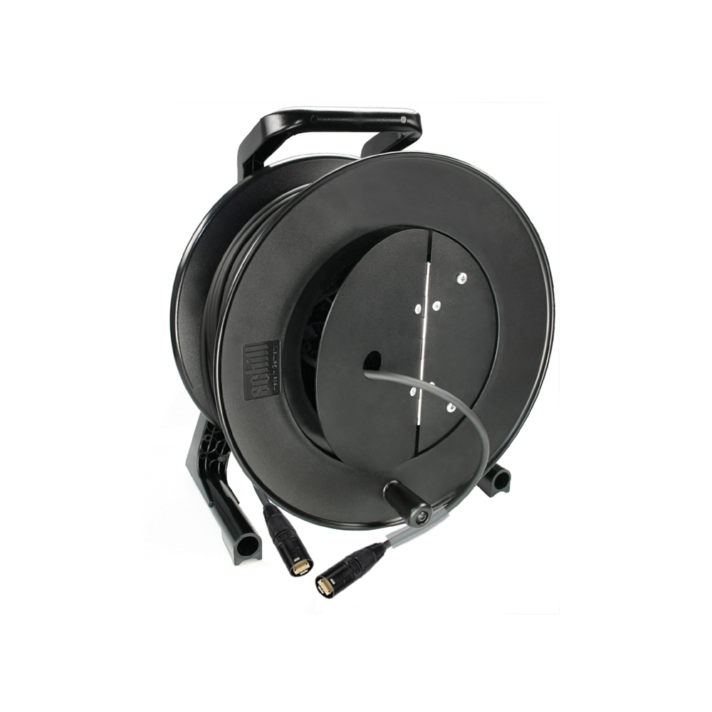 [88355-50] Dreitec Kabeltrommel med Cat 5e og klappdeksel – Schill GT310, etherCON til etherCON  (50m)