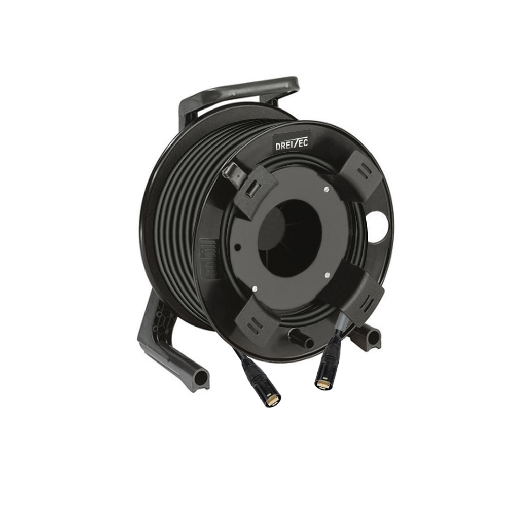 [88385-50] Dreitec Kabeltrommel med Cat 5e – Schill GT310, etherCON til etherCON (50m)