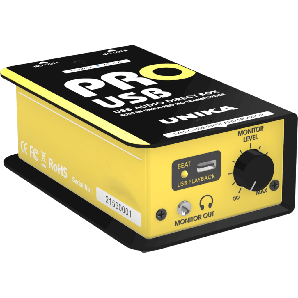 [117005] UNiKA PRO-USB – USB DAC DI-boks med isolasjonstransformator (smarttelefon, nettbrett, PC/Mac)