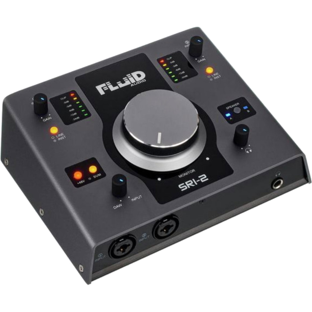 Fluid Audio SRI-2 – 24-bit/192 kHz USB-lydkort med A/B-monitorbytte