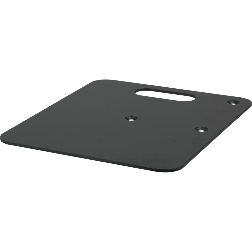 Wentex Base Plate – 600 × 600 mm stålfot for Pipe & Drape-systemer