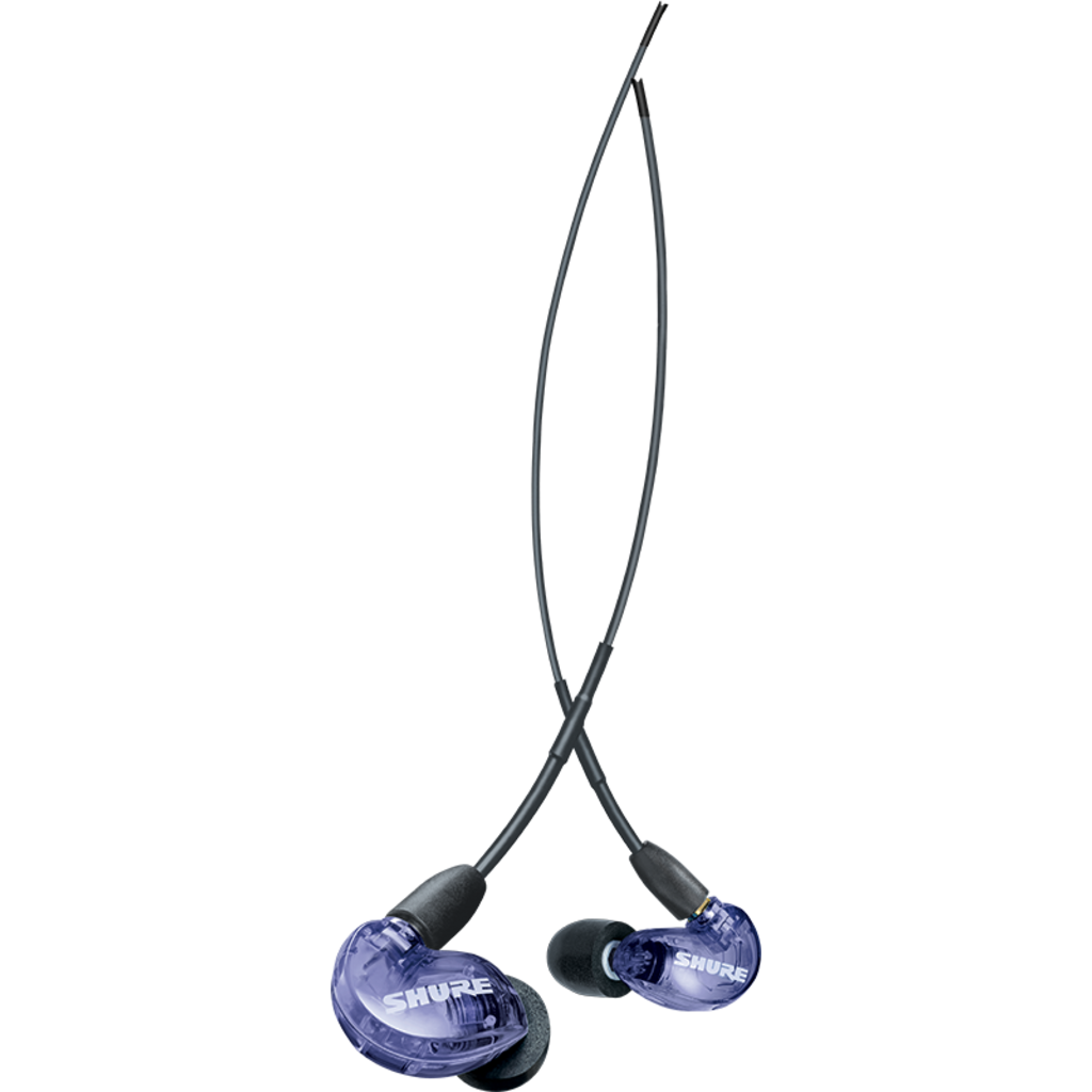 [SE215SPEPL+UNI-EFS] Shure SE215 Special Edition UNI er Sound Isolating™ in-ear ørepropper i spesialutgave med avtakbar UNI-kabel og klar, bassrik lyd