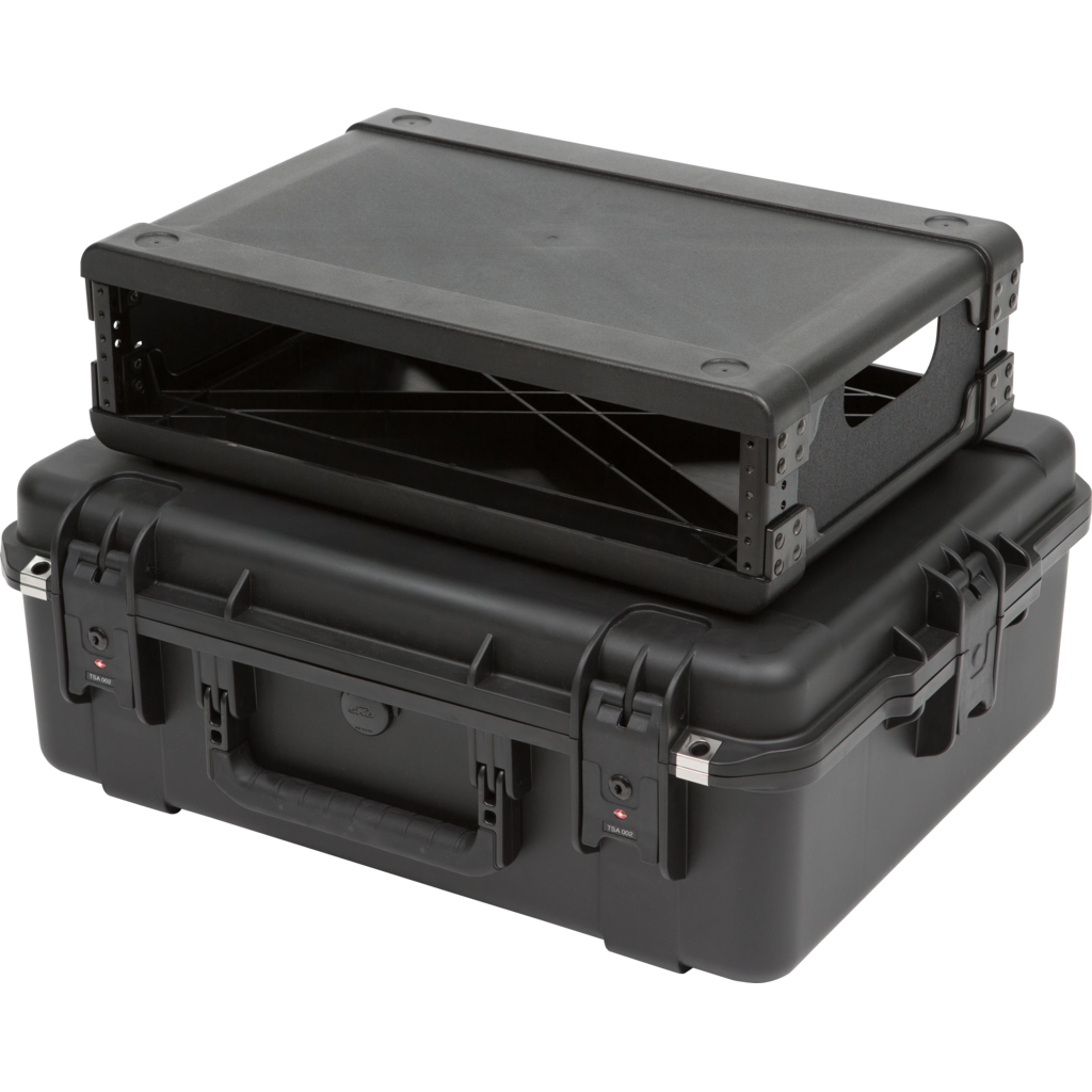 [1802082] SKB 3i-2217M82U Fly Rack er et 2U flygodkjent transport- og monteringsrack med avtakbar shock-ramme og 13” rackdybde