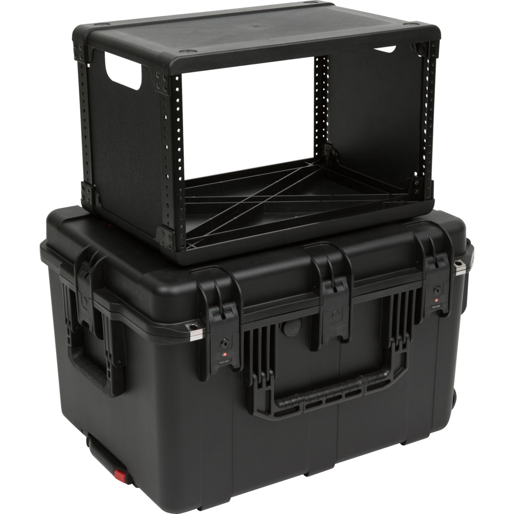 [1802146] SKB 3i-2317M146U Fly Rack er et 6U flygodkjent shock-mount rack med 13” rackdybde og fullt vann- og støvtett konstruksjon