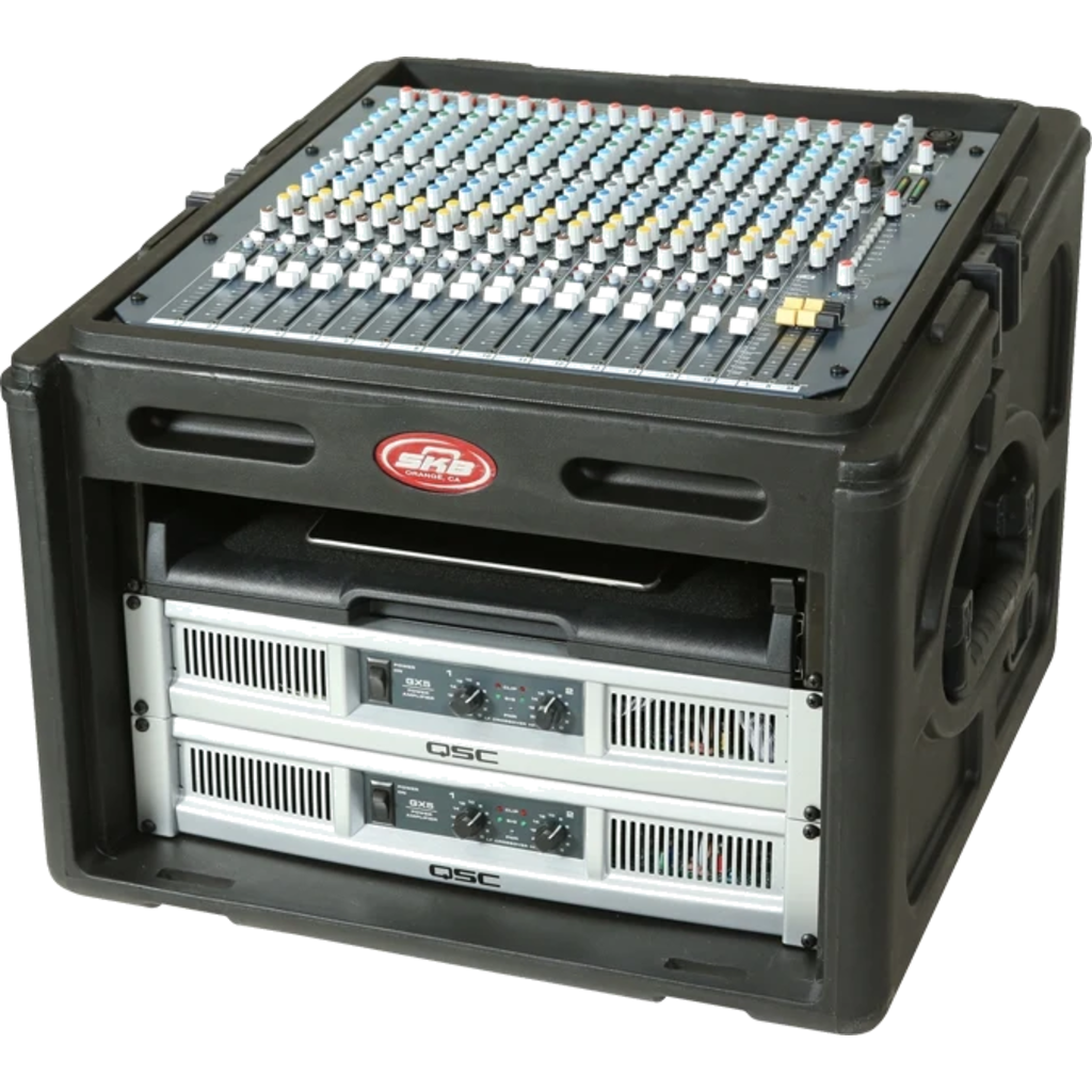 [SKB-R106] SKB 1SKB-R106 er et roto-støpt konsollrack med 10U toppseksjon og 6U frontmontering