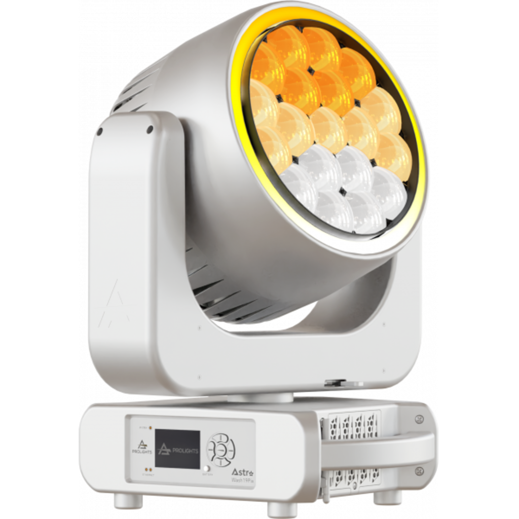 [169305] Prolights Astra Wash19Pix – 19×40W RGBW LED moving wash med 4–54° zoom og piksel-/ringkontroll