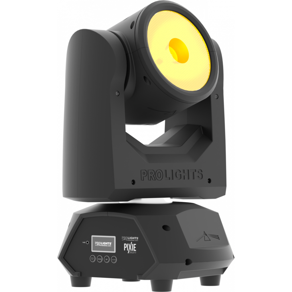 Prolights PIXIEBEAM Pixie Beam – 60W RGBW beam-lampe med 4,5° lysbilde og infinite pan/tilt 