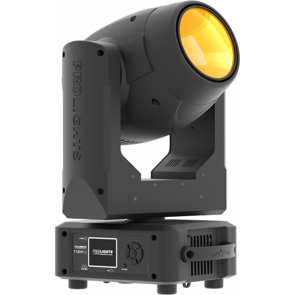 Prolights RUBYFCX Ruby FCX – 50W RGB beam-lampe med 2° beam og uendelig pan/tilt