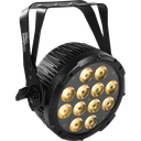 Prolights LUMIPAR12UAW3 – LED Par 12×6W CW/WW/A, Tunable White, IEC, 3-pin DMX 