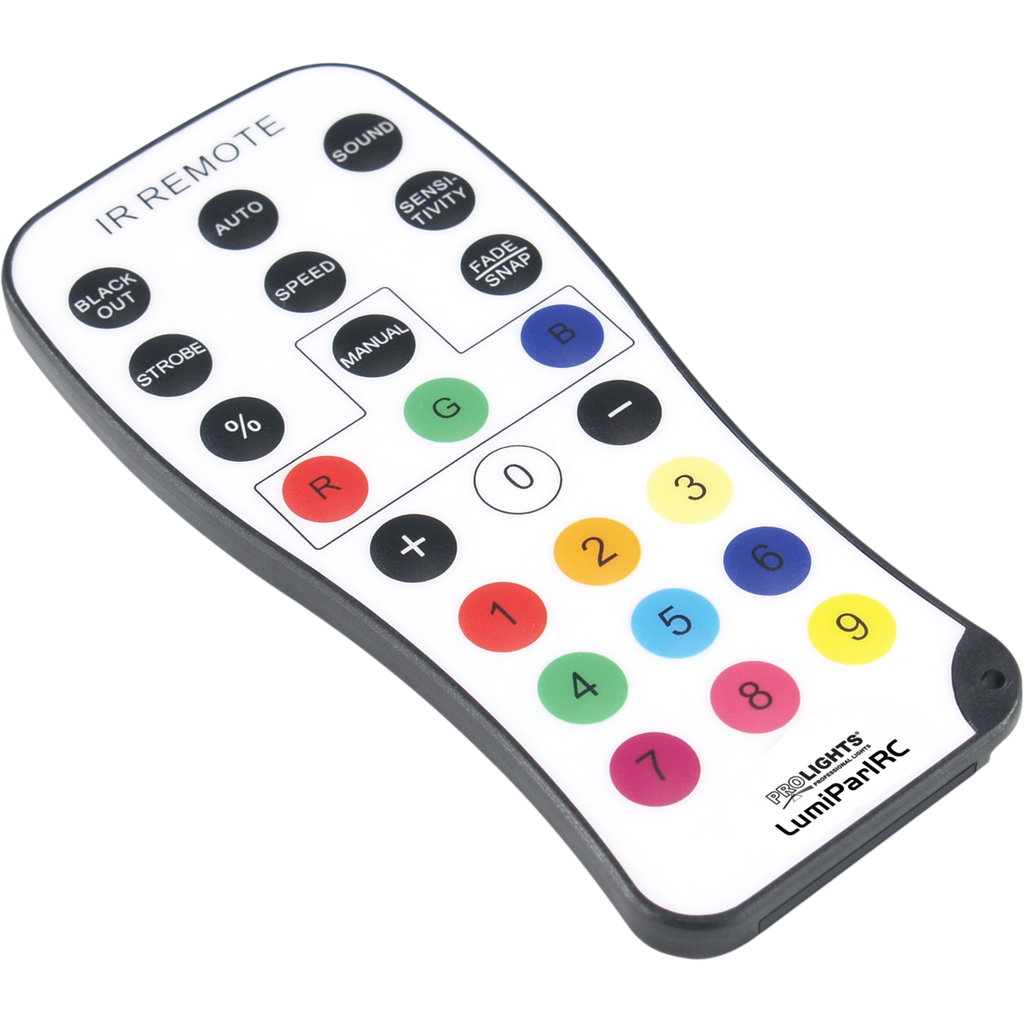 [LUMIPARIRC-ML] Prolights LUMIPARIRC – IR-fjernkontroll for LumiPar-serien 