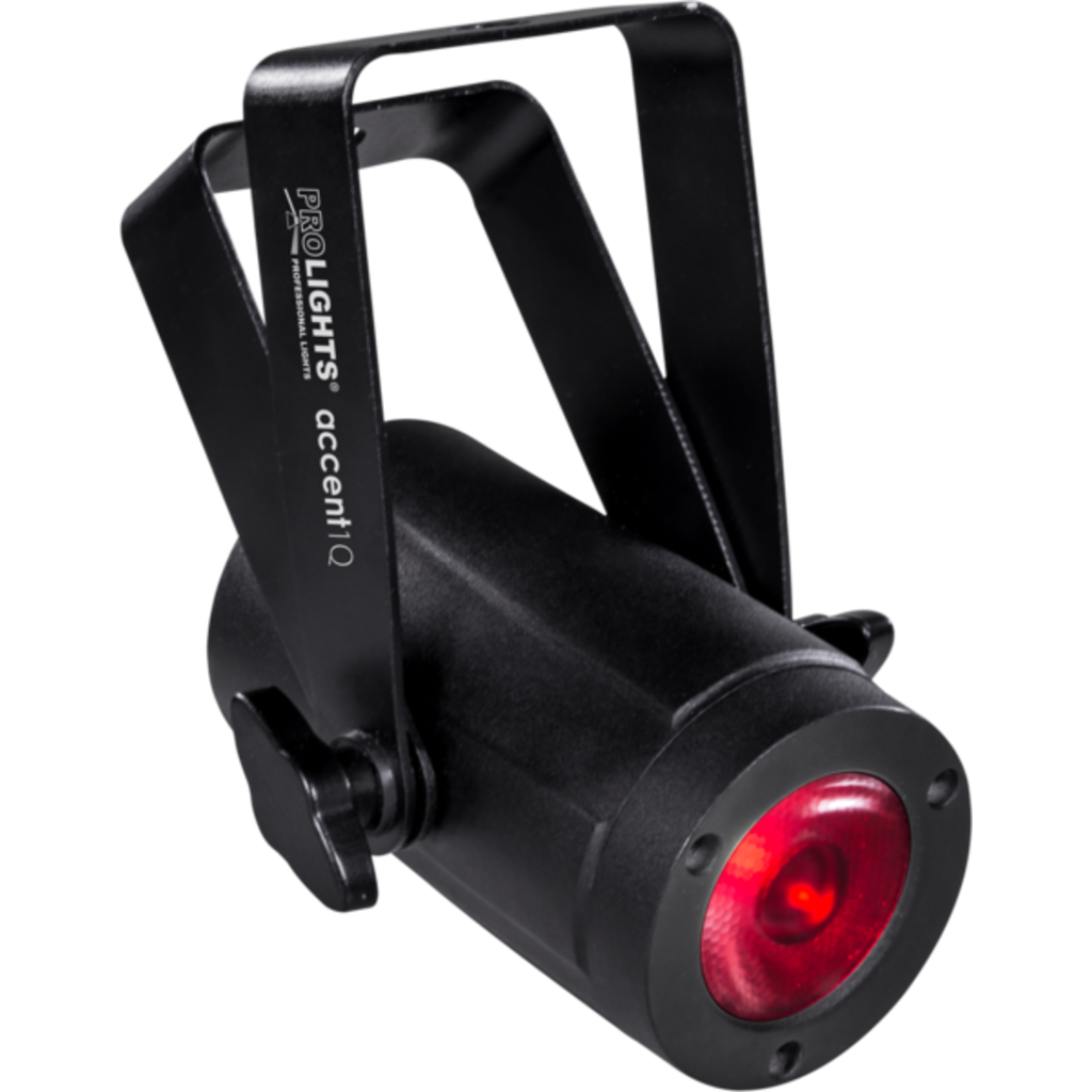[ACCENT1Q-ML] Prolights ACCENT1Q Accent1Q – 1×10W RGBW LED pinspot med 10° beam