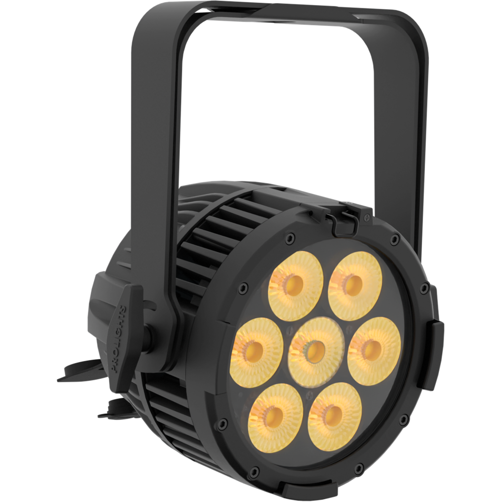 [LUMIPAR7IP20D-ML] Prolights LUMIPAR7IP20D – Kompakt LED Par 7×9W RGBW/FC, IP65, 20° optikk 