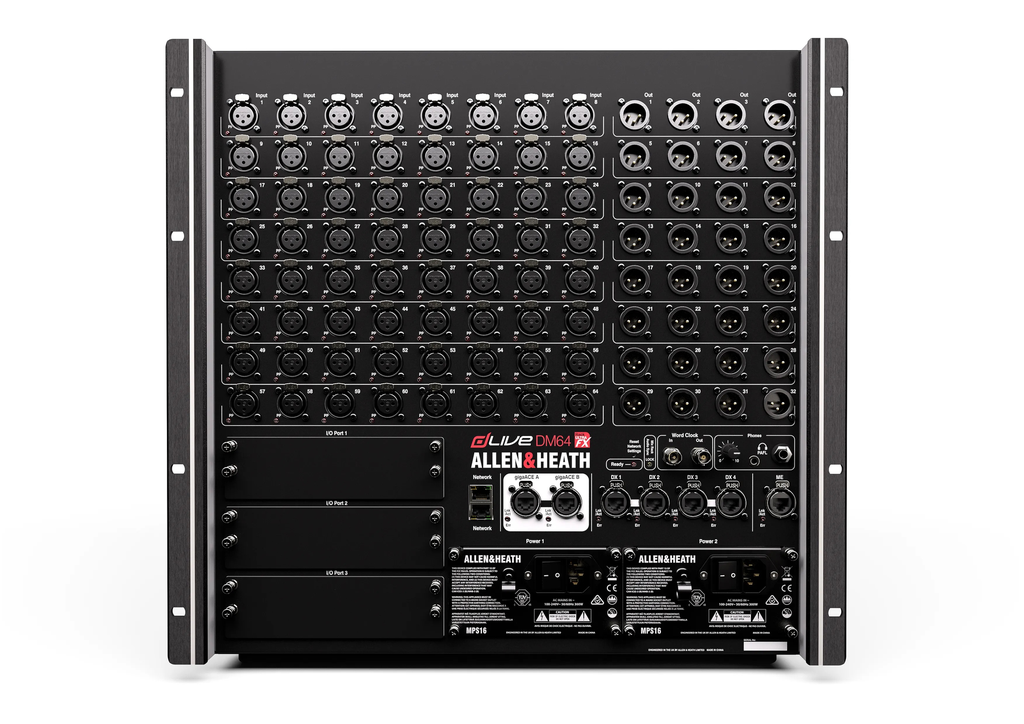 A&H dLive S Class DM64 MixRack Ultra FX
