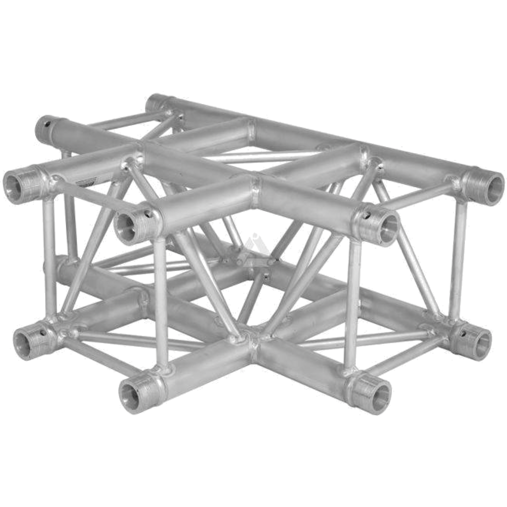 Prolyte H30V-C017-L050 Firkant hjørne 50cm, 3-Veis T, Alu, Ø48x3mm