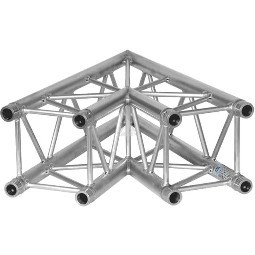 [165506] Prolyte H30V-C001 Firkant hjørne 2-Veis 45°, Alu, Ø48x3mm