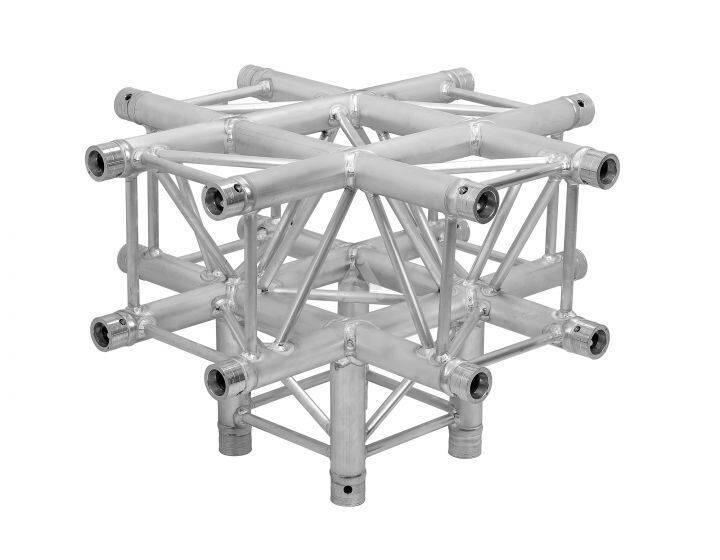 [165804] Prolyte H30V-C024 Firkant hjørne 5-Veis, Alu, Ø48x3mm