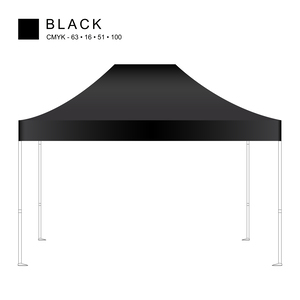 Proff Smarttelt Takduk 4×8m – Svart