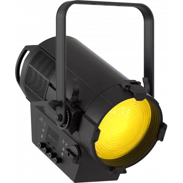 Prolights ECLFRCTPMBK Fresnel 350W 6 Colors, 9 - 80° Zoom, Sort