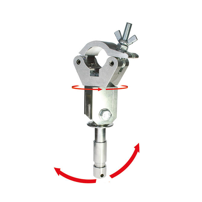 [182035] DOUGHTY spigotclamp Big Ben Ø48-51mm WLL 200kg, alu, leddet 28mm spigot han