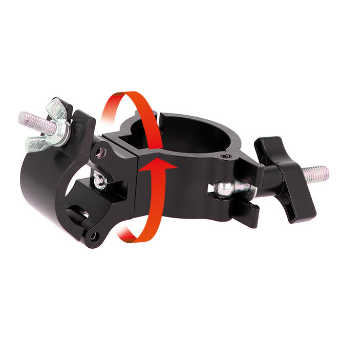 Doughty T5813301 Super Lightweight to Atom Swivel Combo – 48–51 mm til 32 mm, WLL 100 kg, sort 