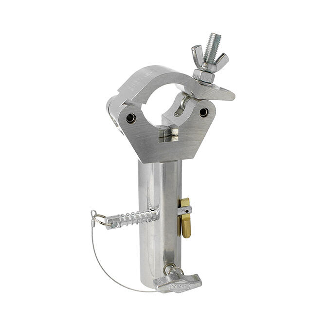Doughty T57235 TV Quick Clamp – 48–51 mm, WLL 200 kg, sølv 