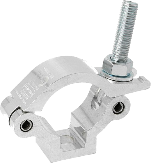 [182040] DOUGHTY clamp halvkobling LW Ø48-51mm WLL 300kg, alu, slimline