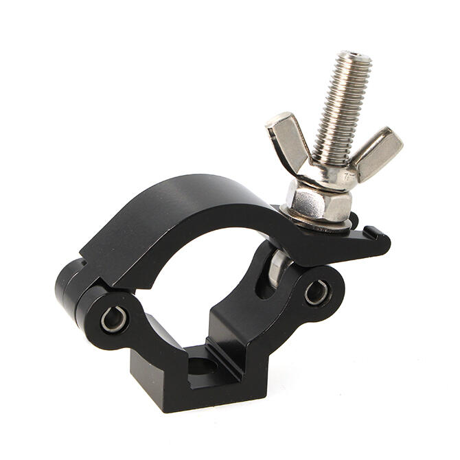 Doughty T58081 Slimline Lightweight Half Coupler – 48–51 mm, WLL 300 kg, sort 