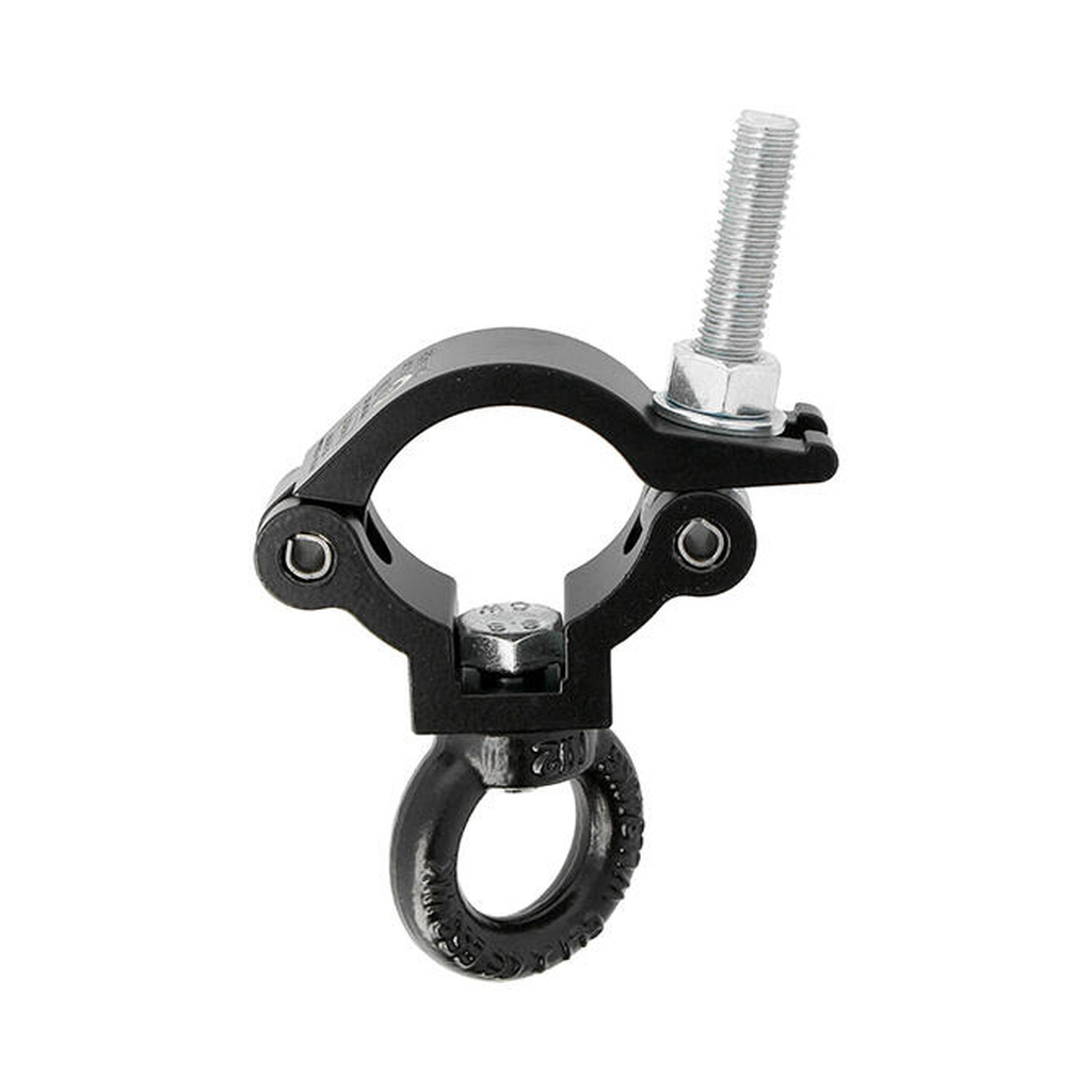 Doughty T58090 Slimline Lightweight Hanging Clamp med øye – 48–51 mm, sort