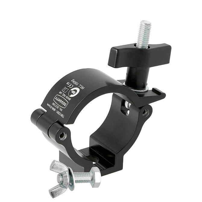 Doughty T5812201 Super Lightweight Half Coupler – 48–51 mm, WLL 100 kg, sort 