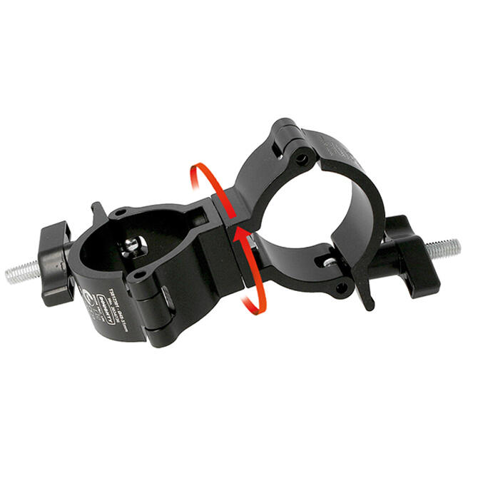 [182062] DOUGHTY clamp svivelkobling SLW Ø48-51mm WLL 100kg, sort