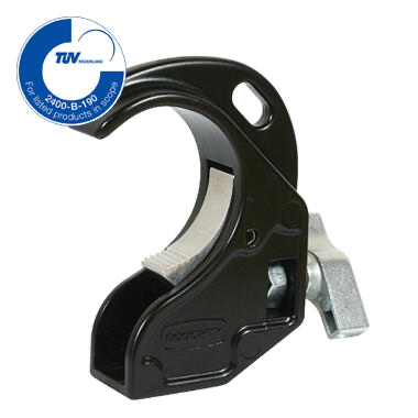 Doughty T58400 Twenty Clamp – 48–51 mm, SWL 20 kg, aluminium 